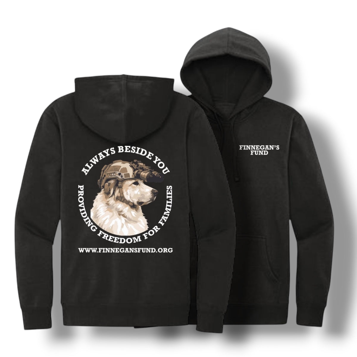 ((PRE-ORDER)) FINNEGANS FUND HOODIE (BLACK)