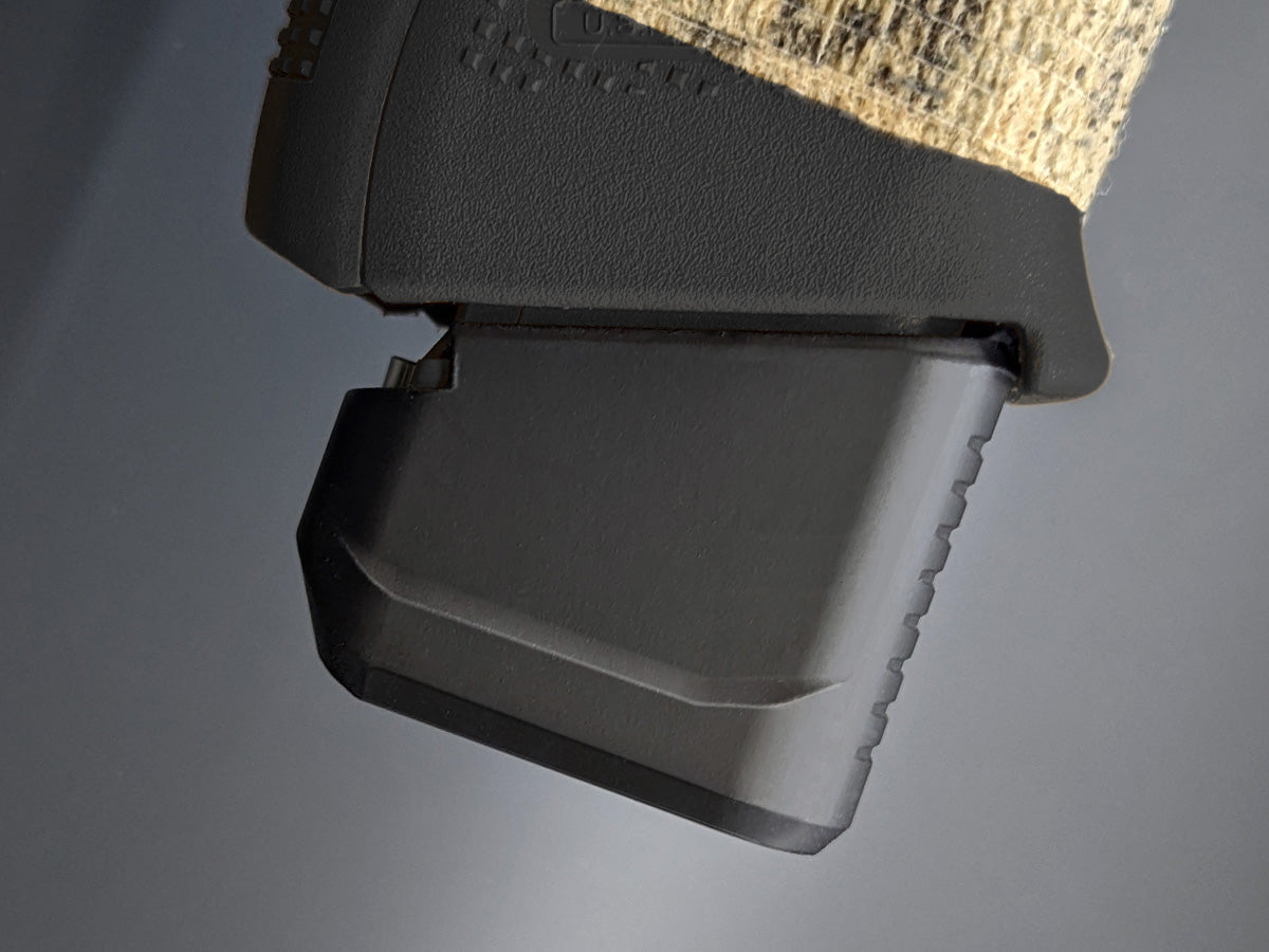 MILSPIN +5 CAPACITY MAGAZINE EXTENSION BLACKED OUT US FLAG