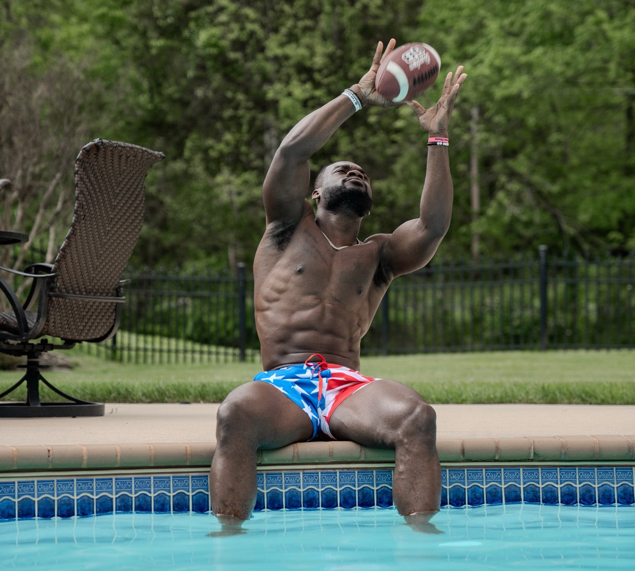 Swim Trunks - American Flag