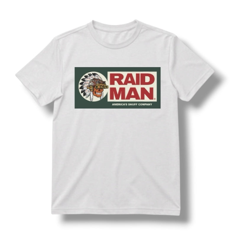 ((PRE-ORDER)) RAID MAN TEE (WHITE)