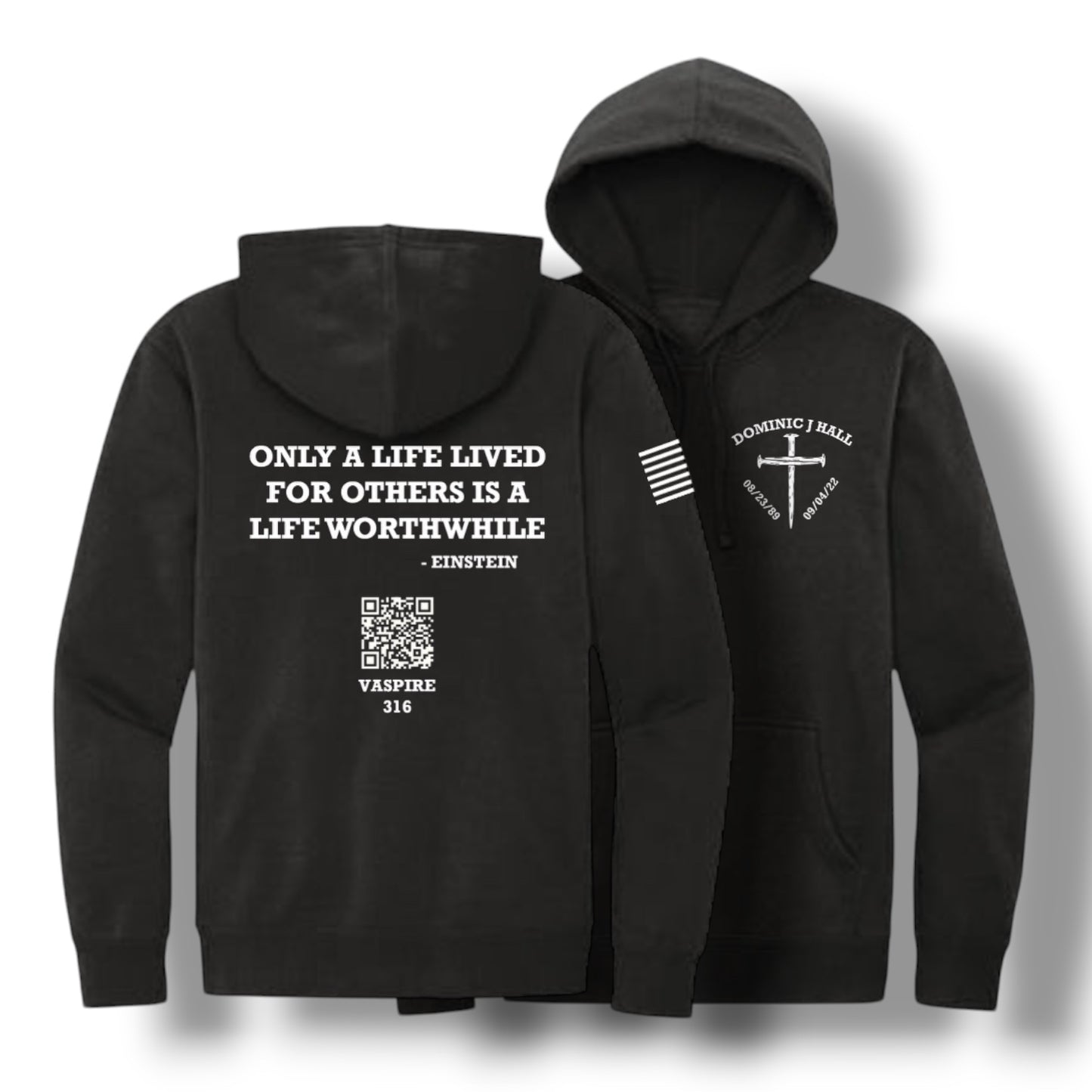 ((PRE-ORDER)) DOM HALL HERO WOD HOODIE (BLACK)