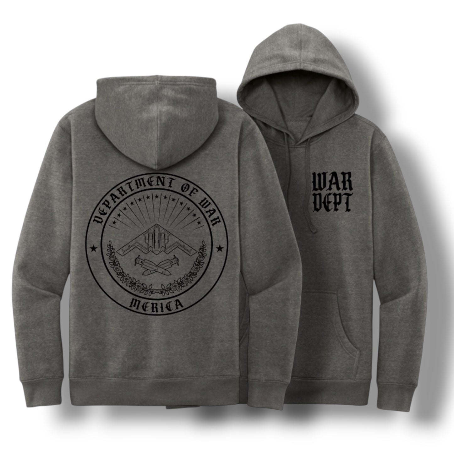 ((PRE-ORDER)) WAR DEPT HOODIE (GREY)