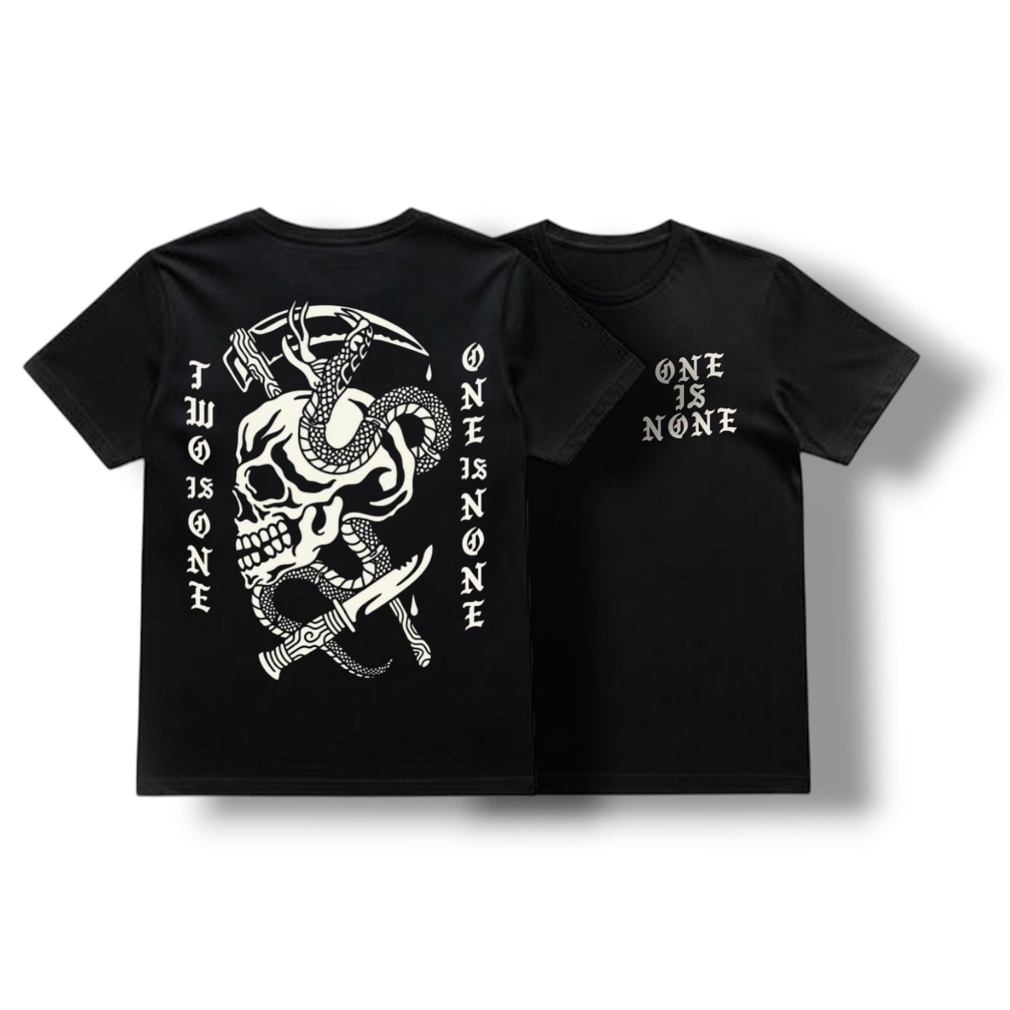 ((PRE-ORDER)) ONE IS NONE TEE (BLACK)