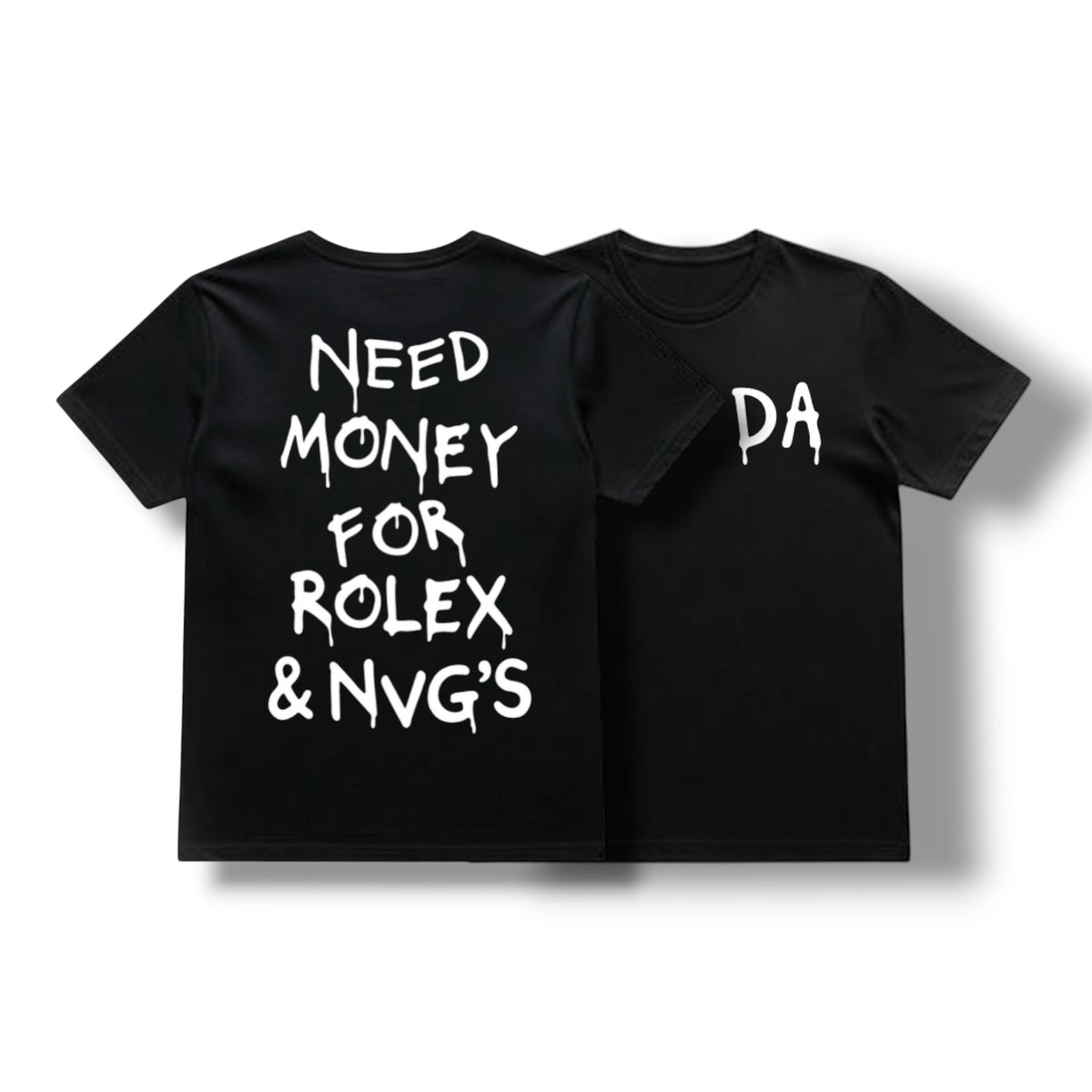 ((PRE-ORDER)) "NEED MONEY" TEE (BLACK)
