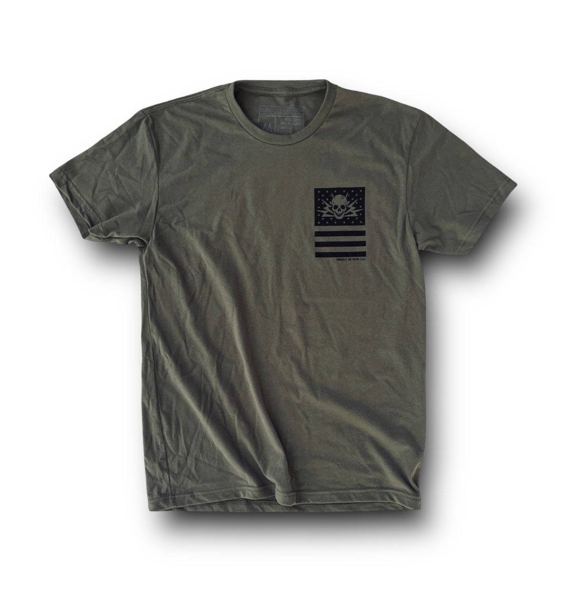 "DA FLAG" TEE (MIL GREEN)