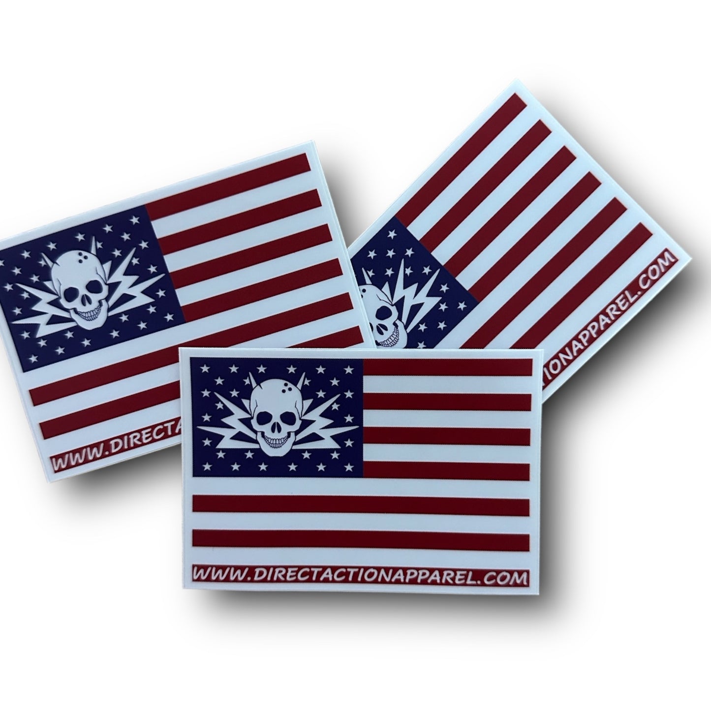 4 X 3 DA FLAG STICKER