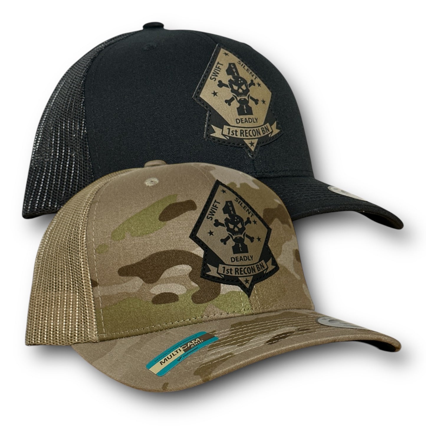 1ST RECON BN PATCH HAT (BLACK / MC AIRD)