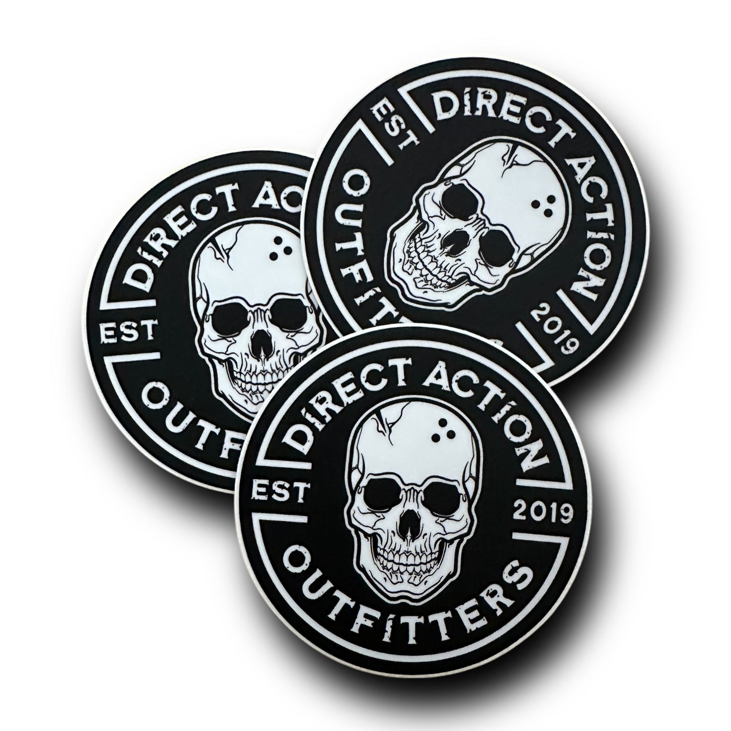 DA Outfitters Round Sticker