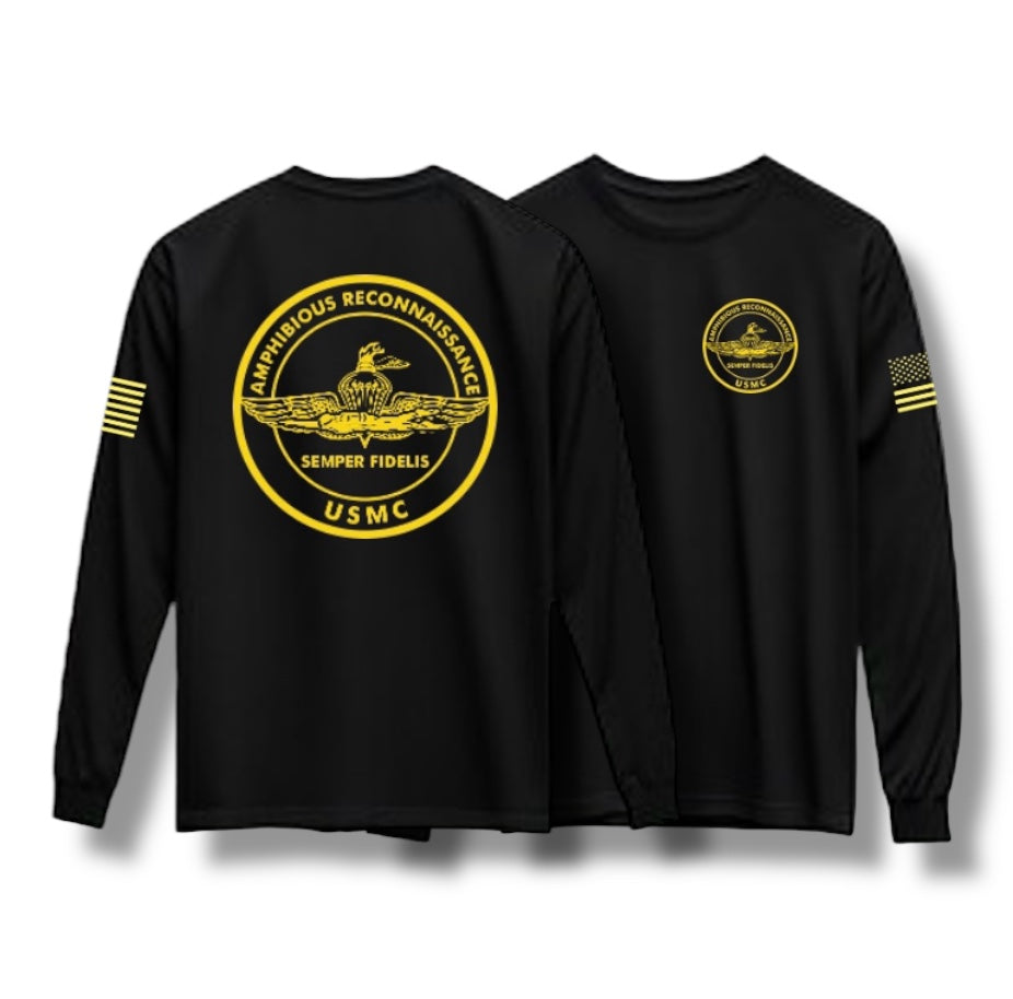 Amphib Recon Long Sleeve Tee (Black)