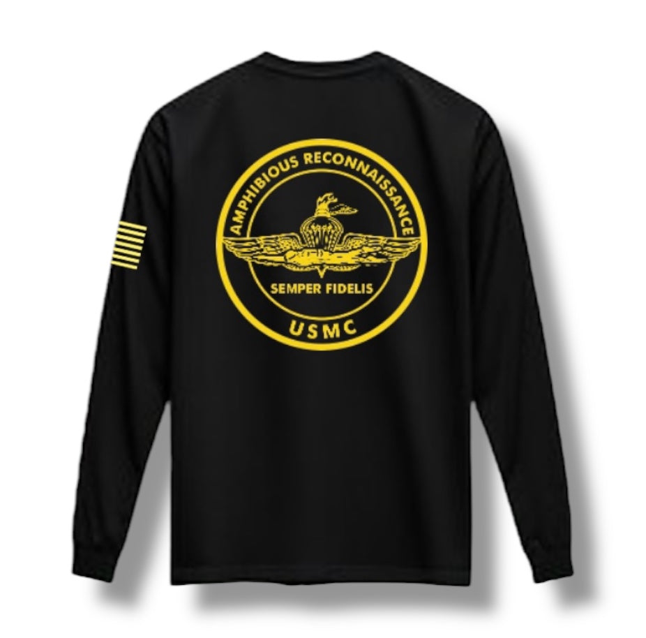 Amphib Recon Long Sleeve Tee (Black)