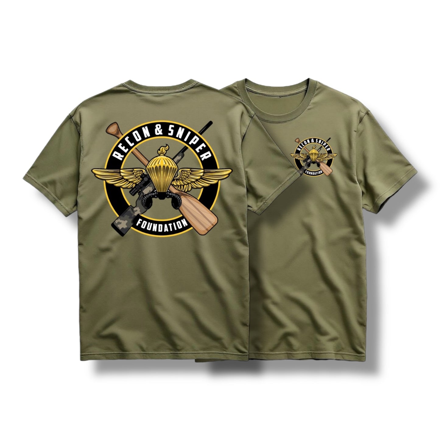 RSF OG LOGO TEE (MIL GREEN)