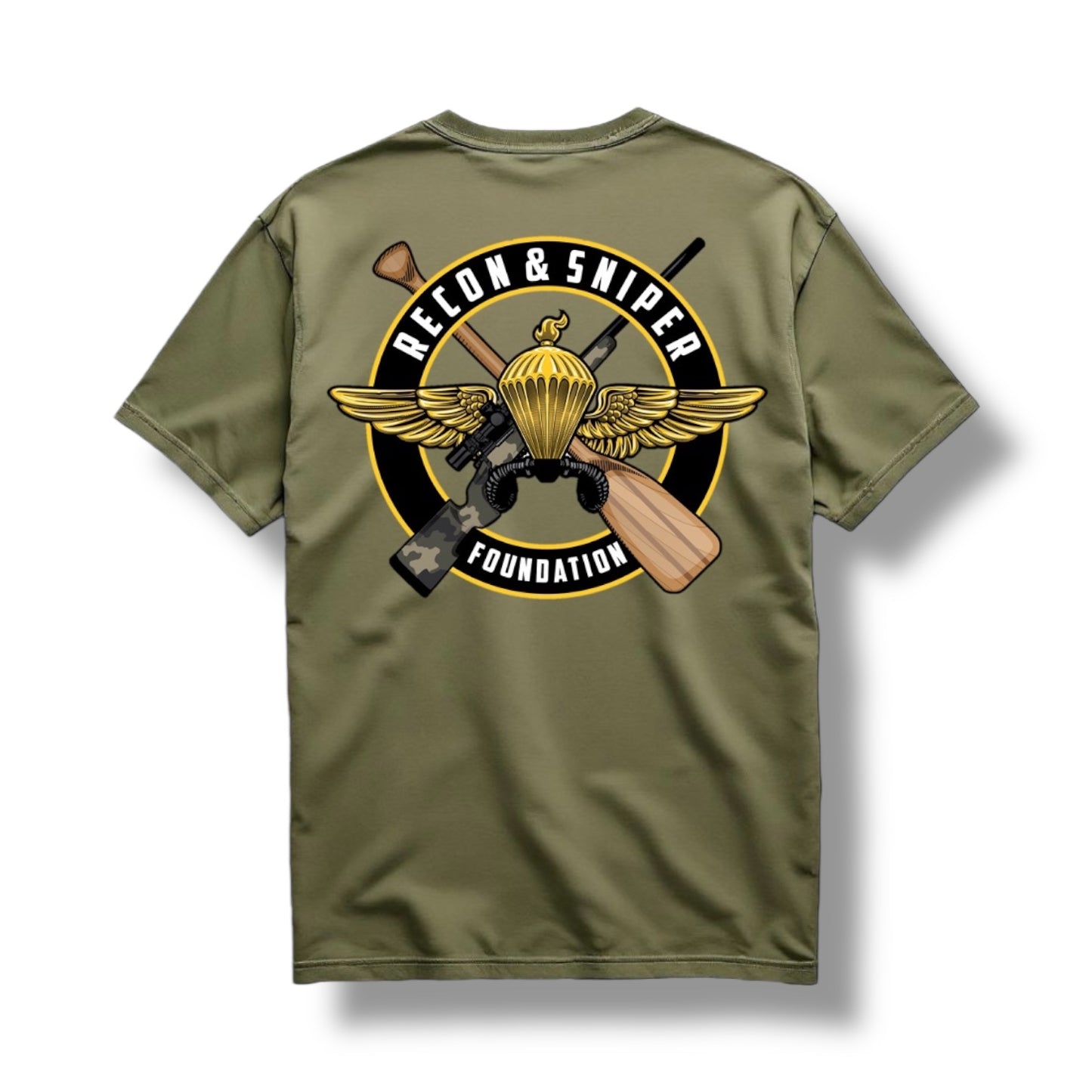 RSF OG LOGO TEE (MIL GREEN)