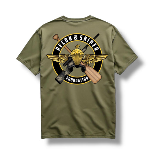 RSF OG LOGO TEE (MIL GREEN)