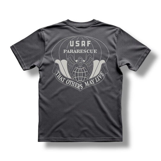 AF Pararescue Tee (Heather Metal)