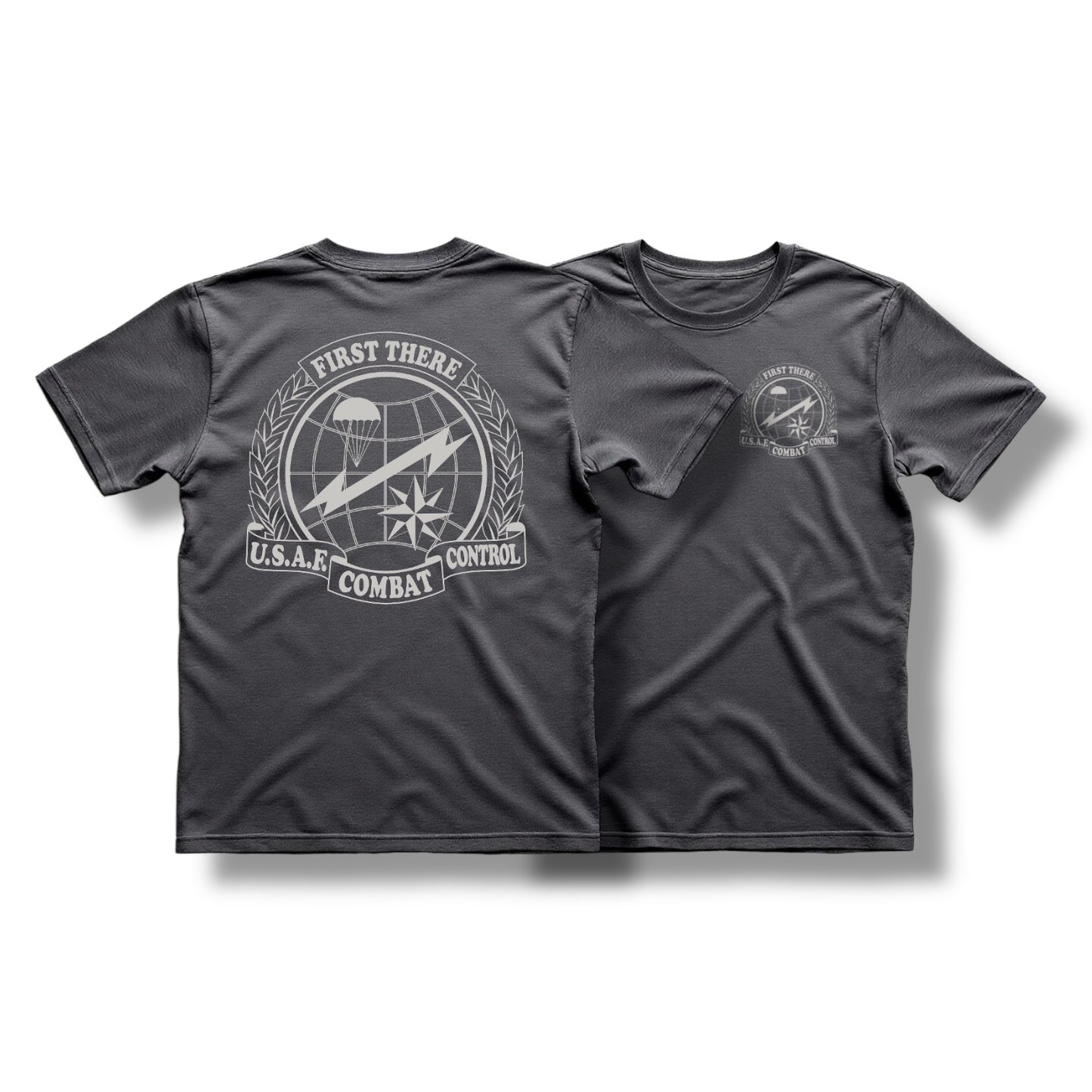 AF CCT Logo Tee (Heather Metal)