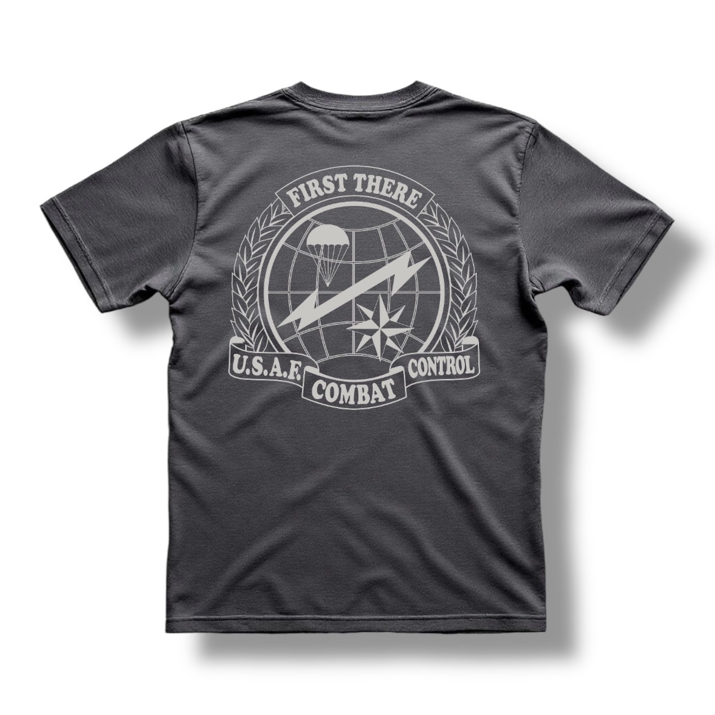 AF CCT Logo Tee (Heather Metal)