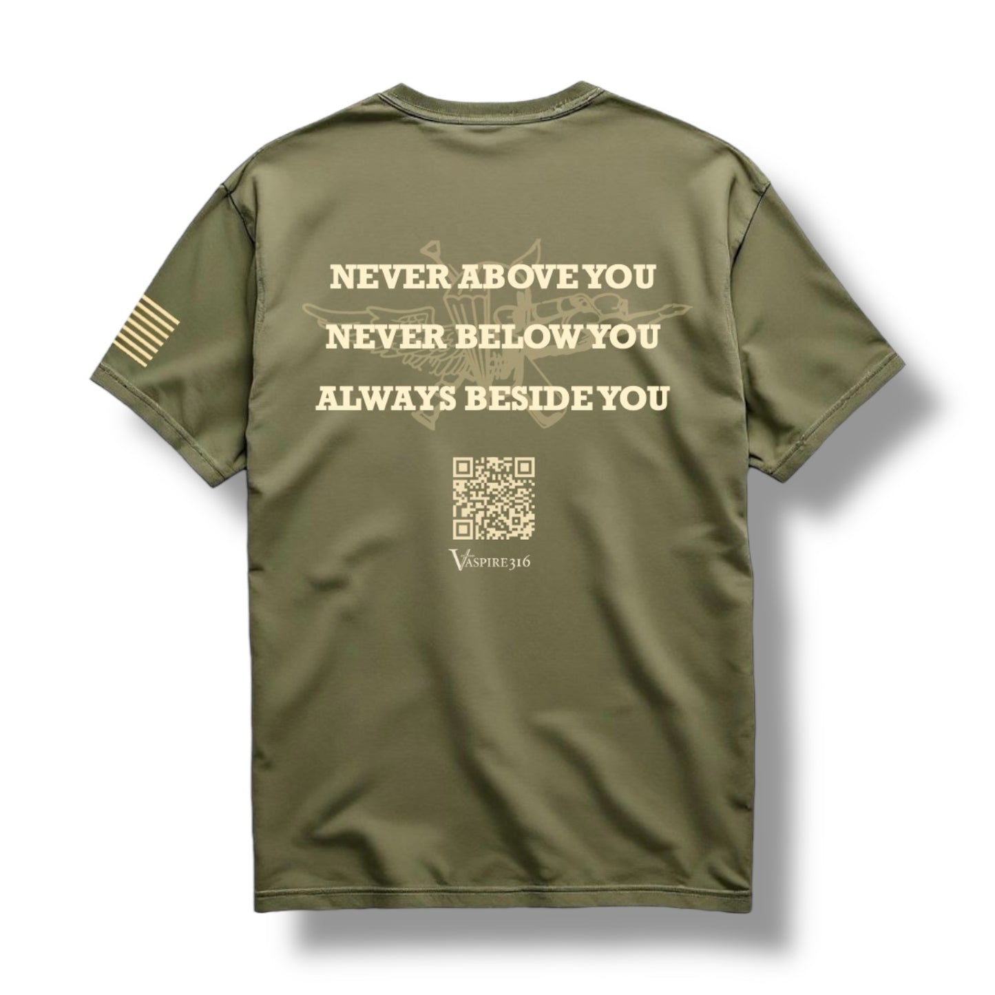 ((PRE-ORDER)) DOMINIC HALL / VASPIRE316 FUNDRAISER TEE (MIL GREEN)