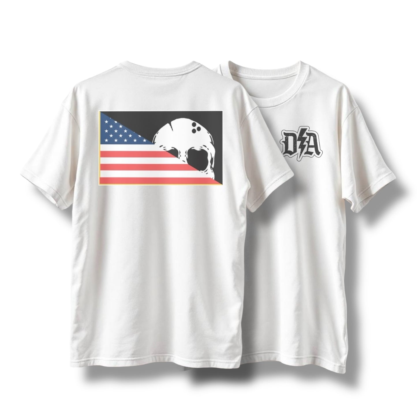((PRE-ORDER)) DA SKULL FLAG TEE (WHITE)