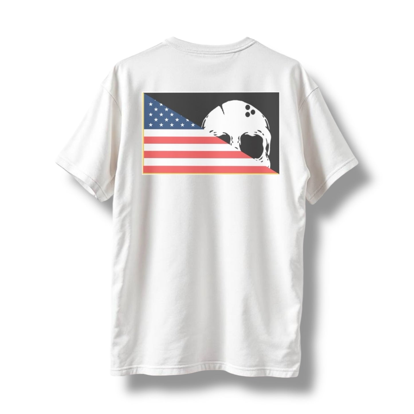 ((PRE-ORDER)) DA SKULL FLAG TEE (WHITE)