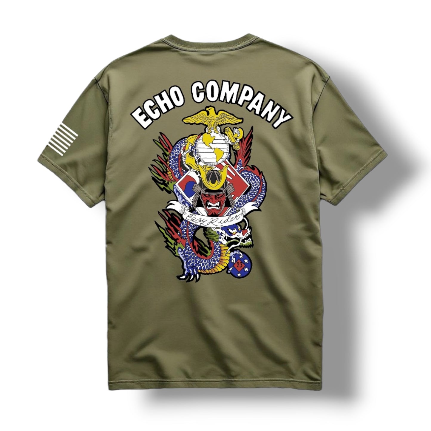 ((PRE-ORDER)) ECHO 2/23 TEE (MIL GREEN)
