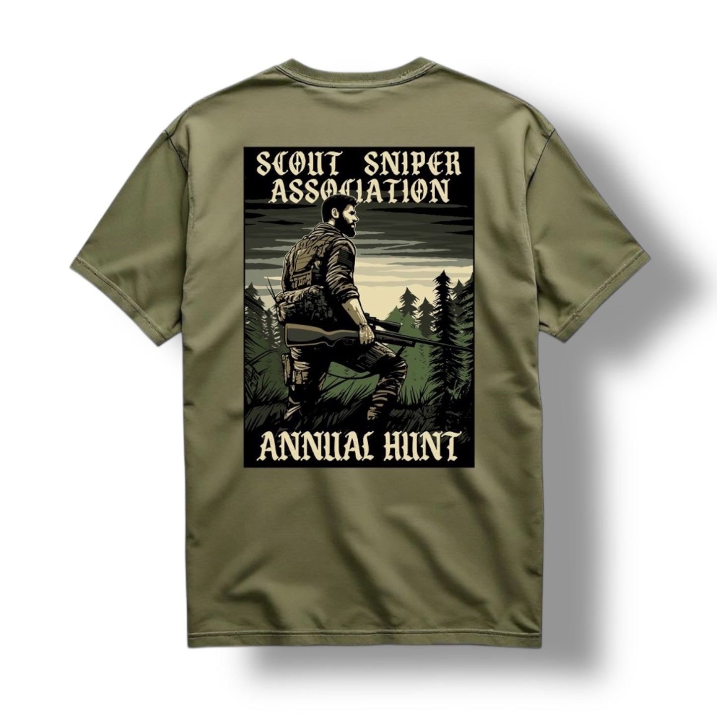 ((PRE-ORDER)) SSA ANNUAL HUNT TEE (MIL GREEN)