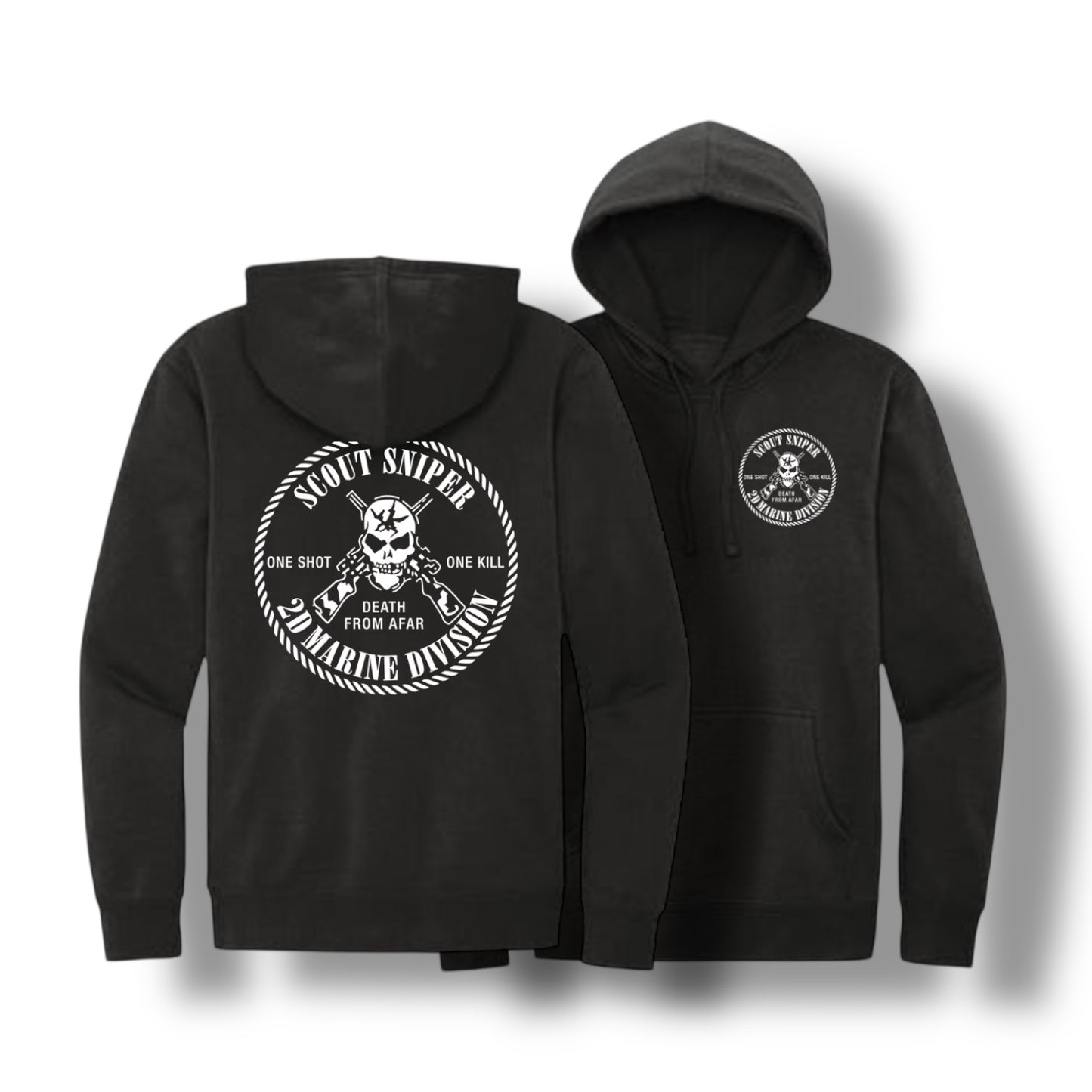 ((PRE-ORDER)) 2ND MAR DIV SNIPER HOODIE (BLACK)
