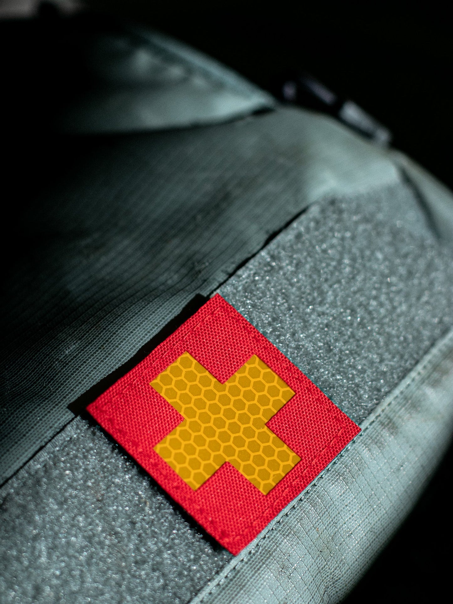 High-Vis Medical Cross Patch