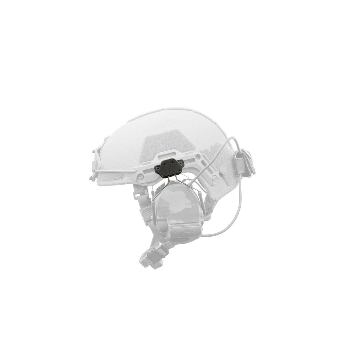 POP OUT RAIL ADAPTER KIT -FITS PELTOR, 3M, AND OTHER HELMET HEADSETS