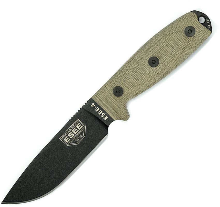 ESEE MODEL 4 3D FIXED BLADE CANVAS KNIFE