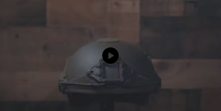 RIFLE RATED BALLISTIC HELMET UP-ARMOR | DEFEATS 7.62