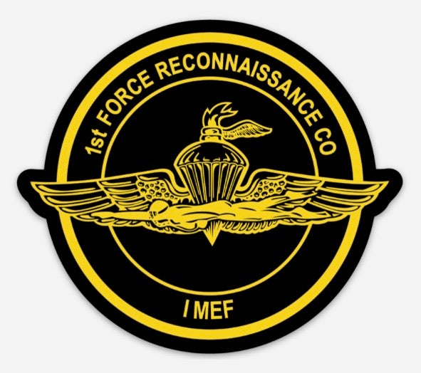 1st Force (Amphib Recon) 4in Sticker