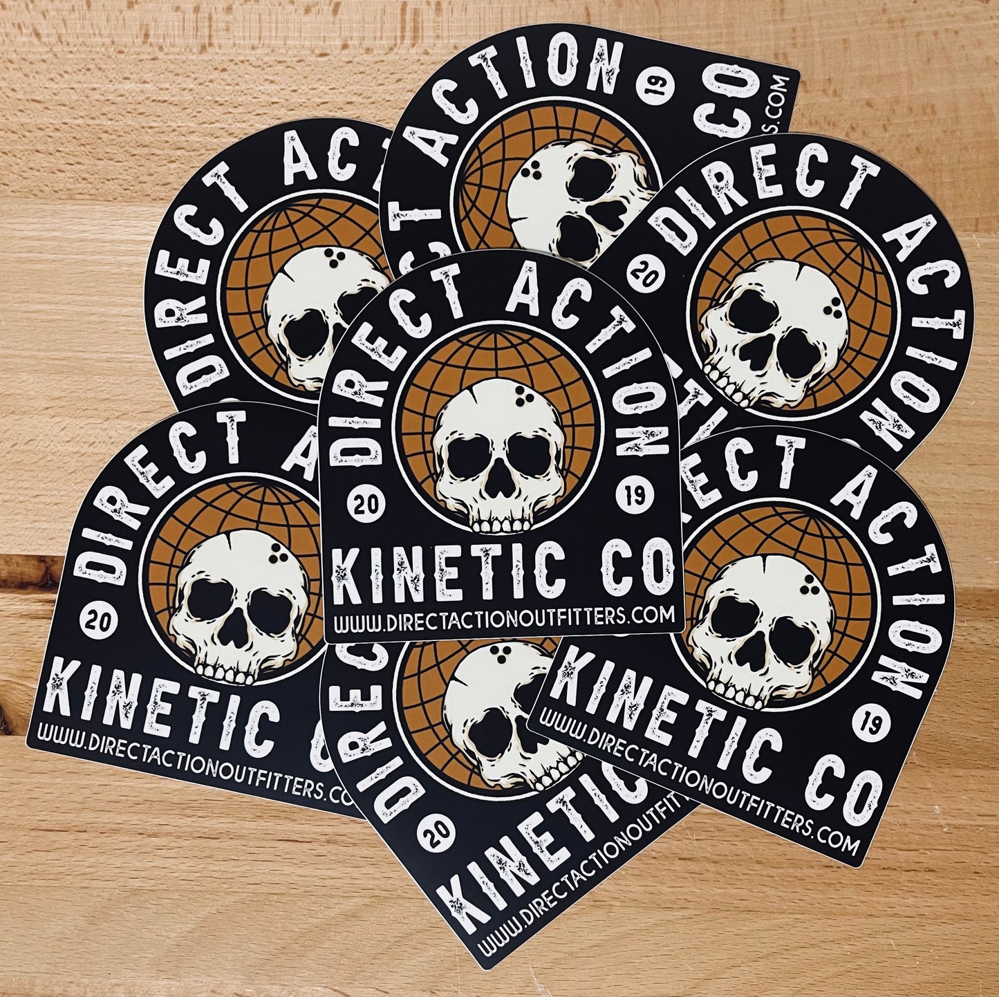DA "KINETIC CO" 5IN STICKER