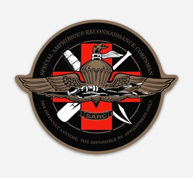 Amphib Recon “SARC” 4 inch Sticker