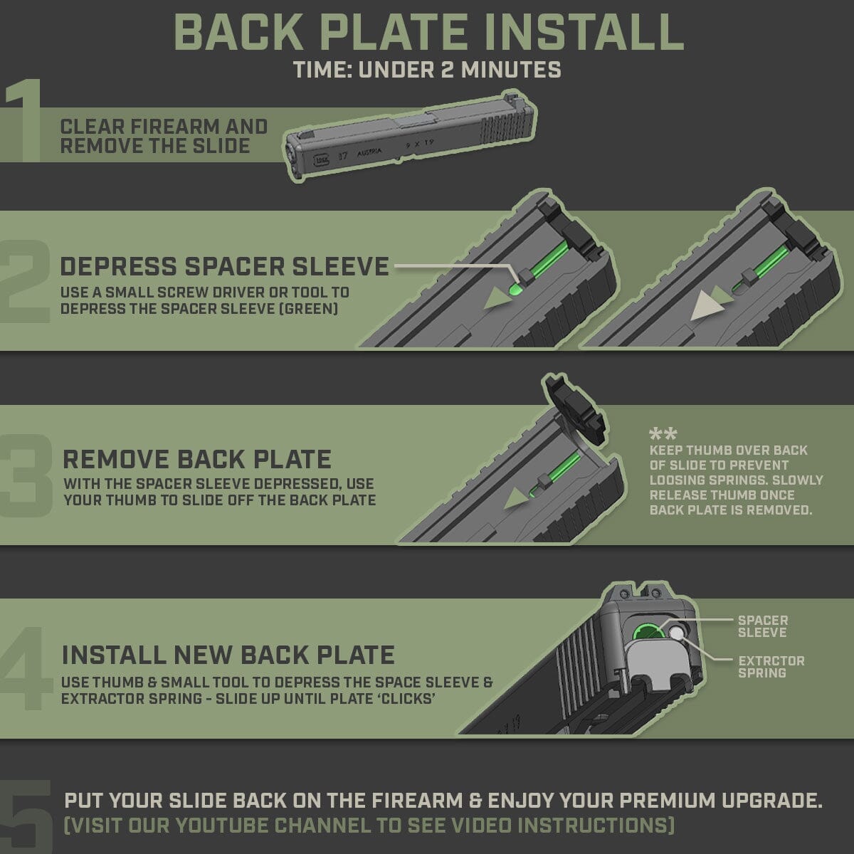 MILSPIN USMC EGA SLIDE BACK PLATE