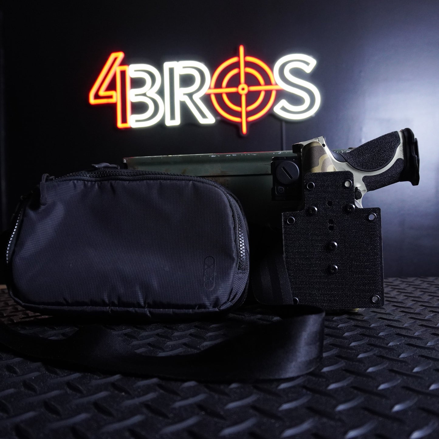 HOOK & LOOP HOLSTER MOUNT FOR BACKPACKS & SLING BAGS