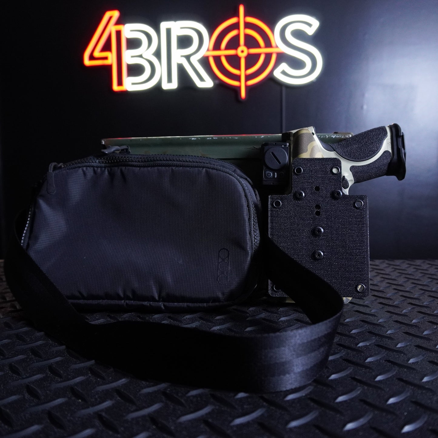 HOOK & LOOP HOLSTER MOUNT FOR BACKPACKS & SLING BAGS