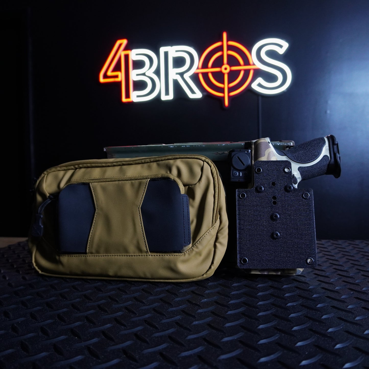 HOOK & LOOP HOLSTER MOUNT FOR BACKPACKS & SLING BAGS