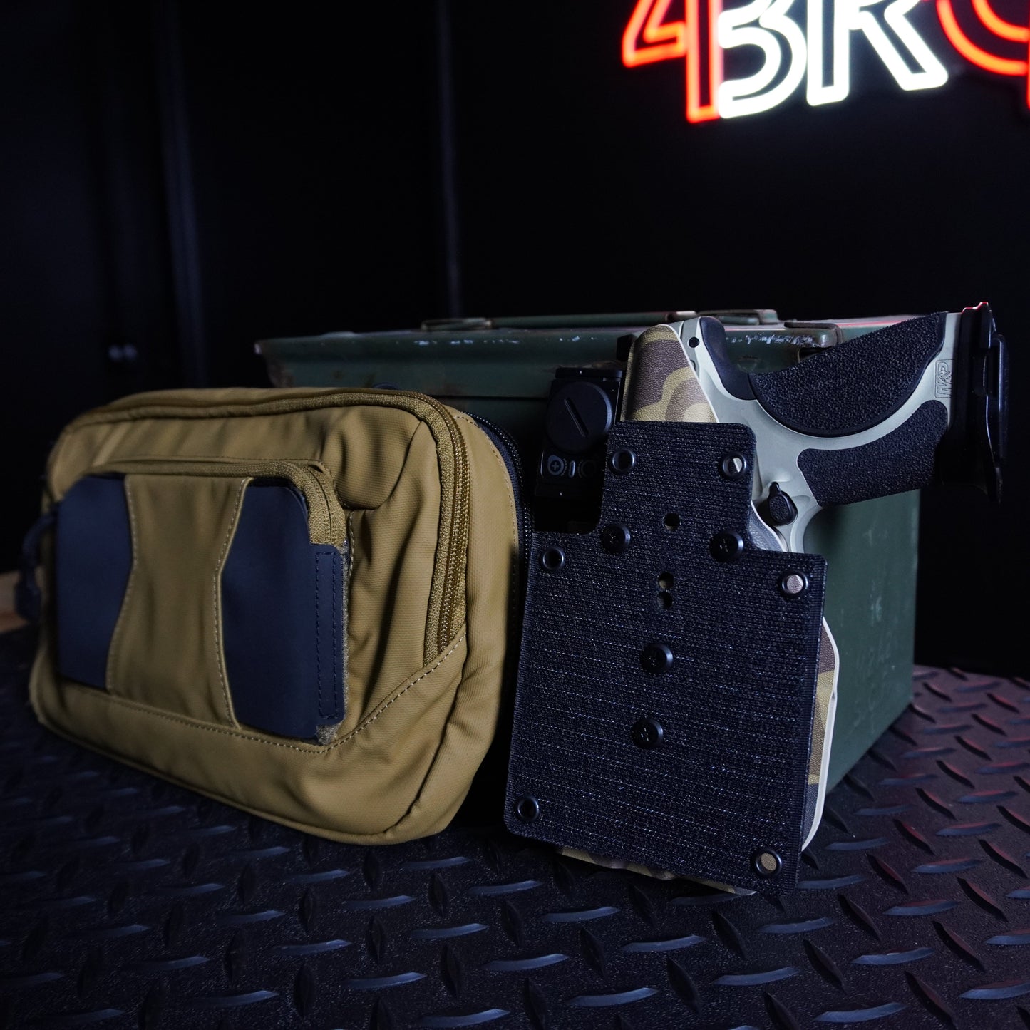 HOOK & LOOP HOLSTER MOUNT FOR BACKPACKS & SLING BAGS