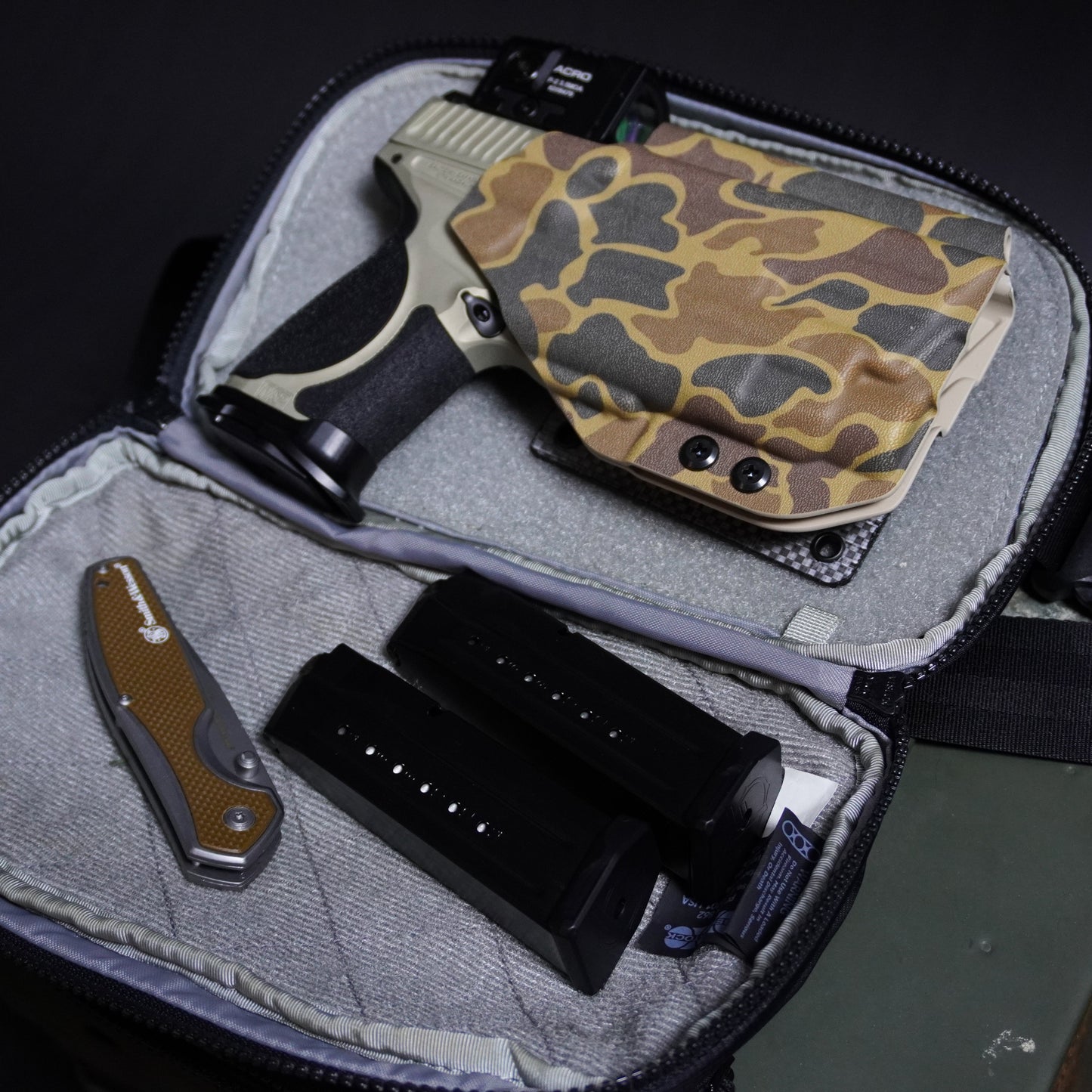 HOOK & LOOP HOLSTER MOUNT FOR BACKPACKS & SLING BAGS