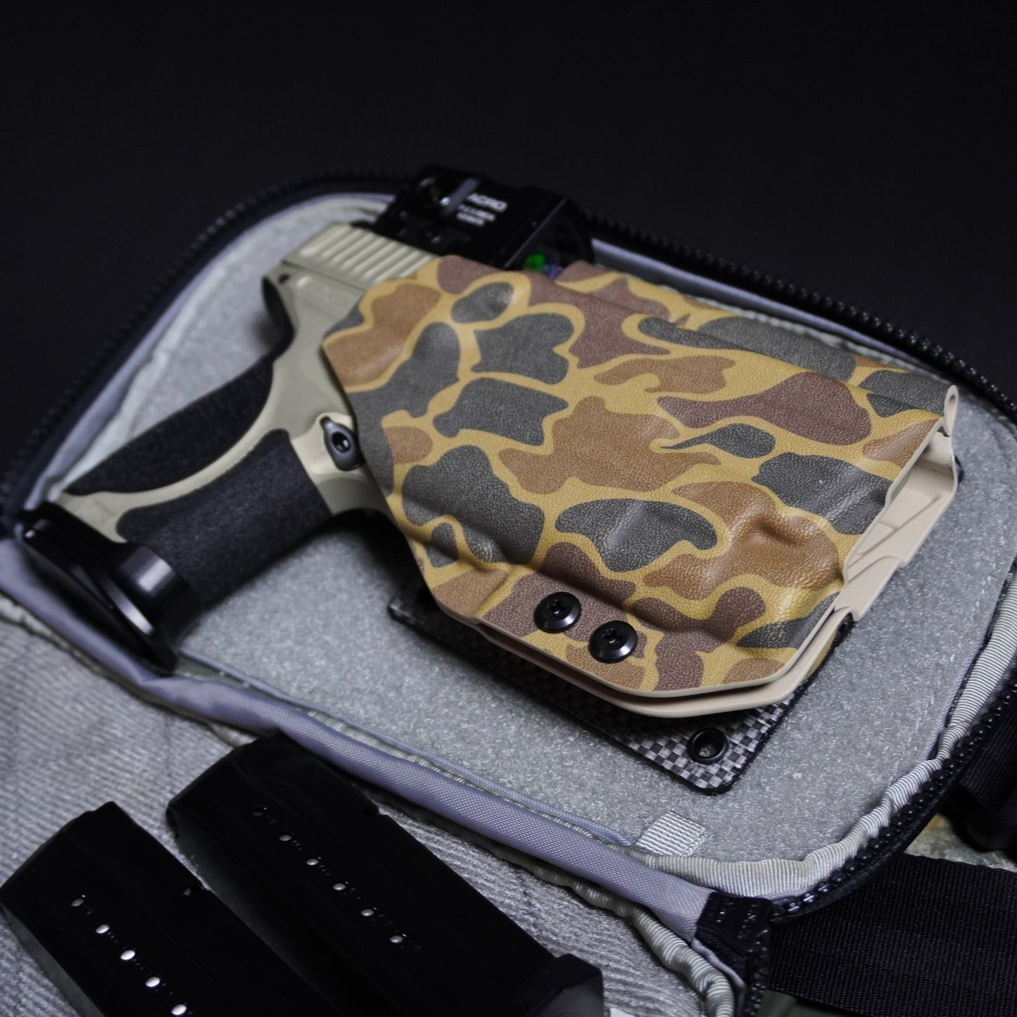 HOOK & LOOP HOLSTER MOUNT FOR BACKPACKS & SLING BAGS