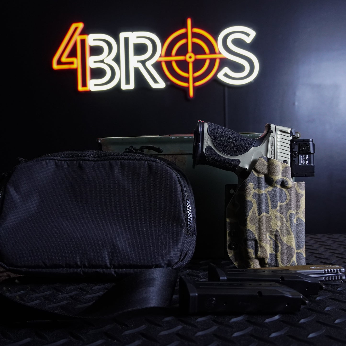 HOOK & LOOP HOLSTER MOUNT FOR BACKPACKS & SLING BAGS