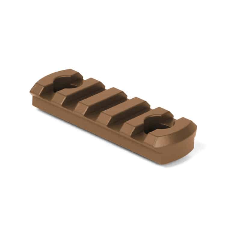 M-LOK Rail Section - 5 or 7 Slots - Made in USA - 9 Colors Available