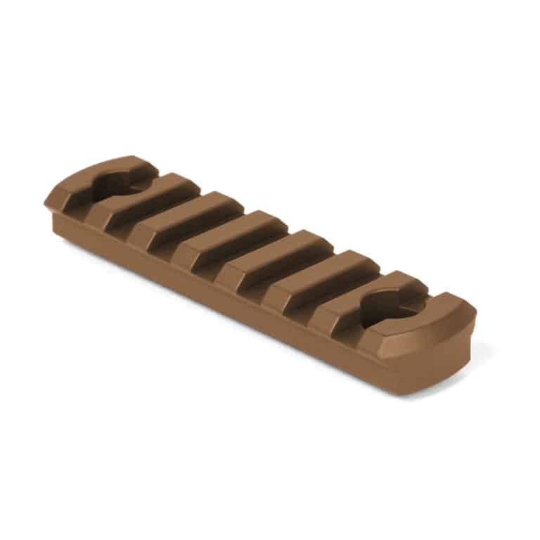 M-LOK Rail Section - 5 or 7 Slots - Made in USA - 9 Colors Available