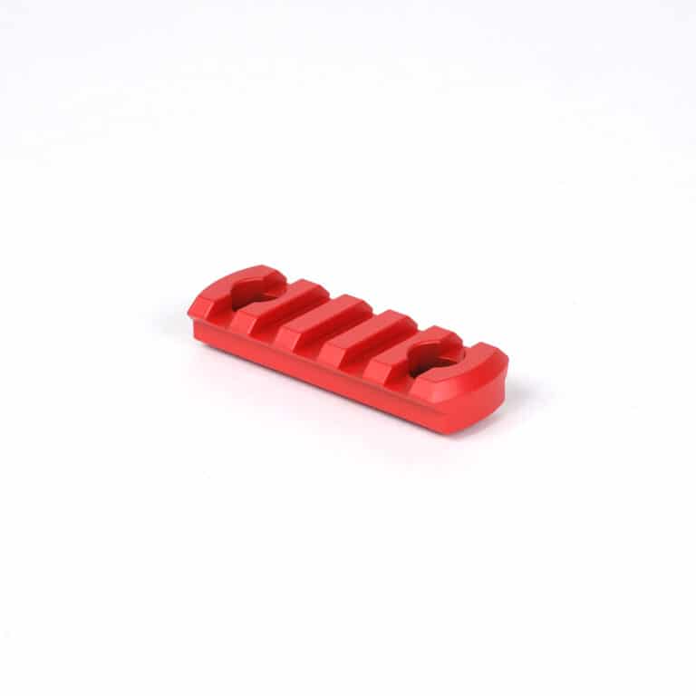 M-LOK Rail Section - 5 or 7 Slots - Made in USA - 9 Colors Available