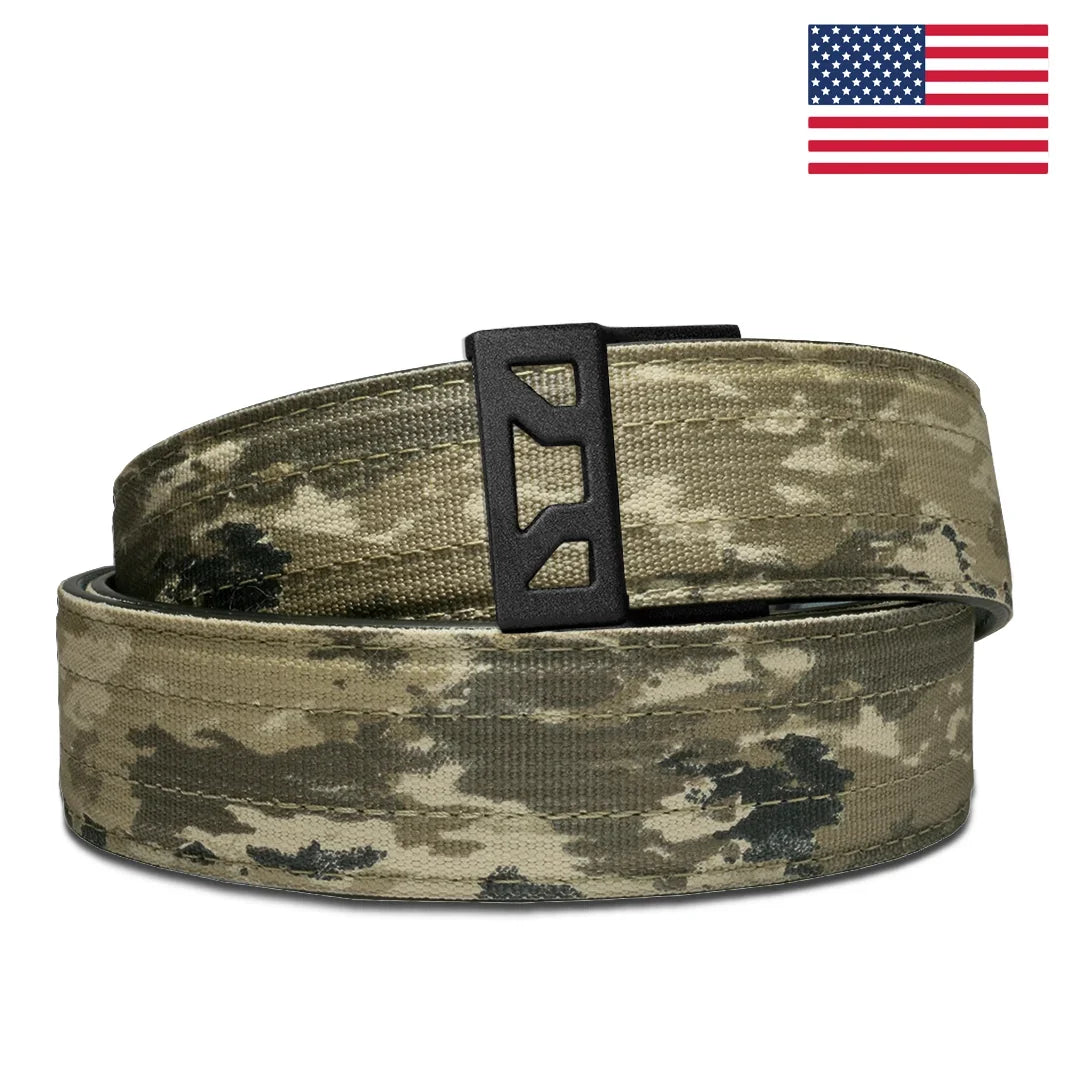 KORE ESSENTIALS A-TACS IX TACTICAL NYLON GUN BELT 1.5"