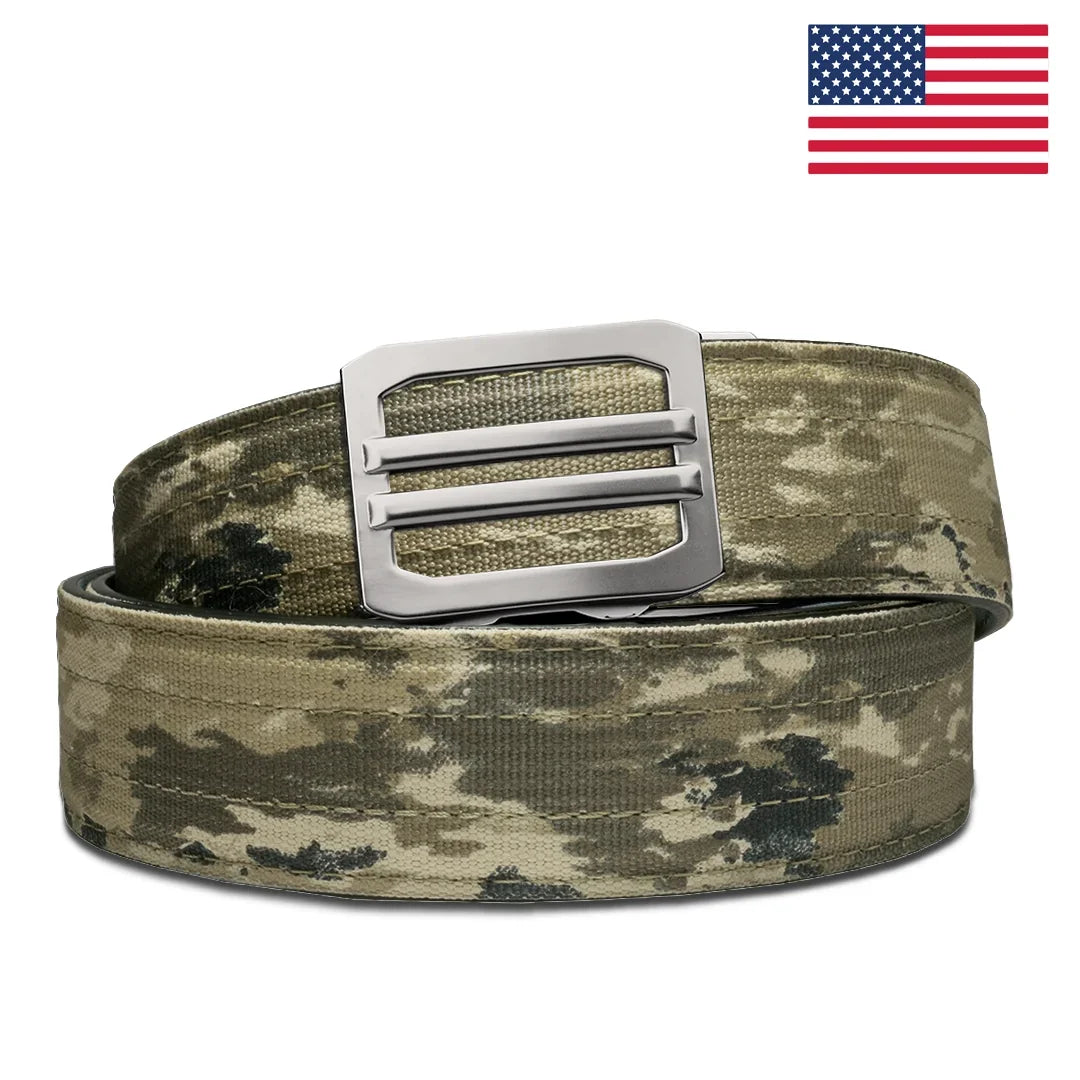 KORE ESSENTIALS A-TACS IX TACTICAL NYLON GUN BELT 1.5"