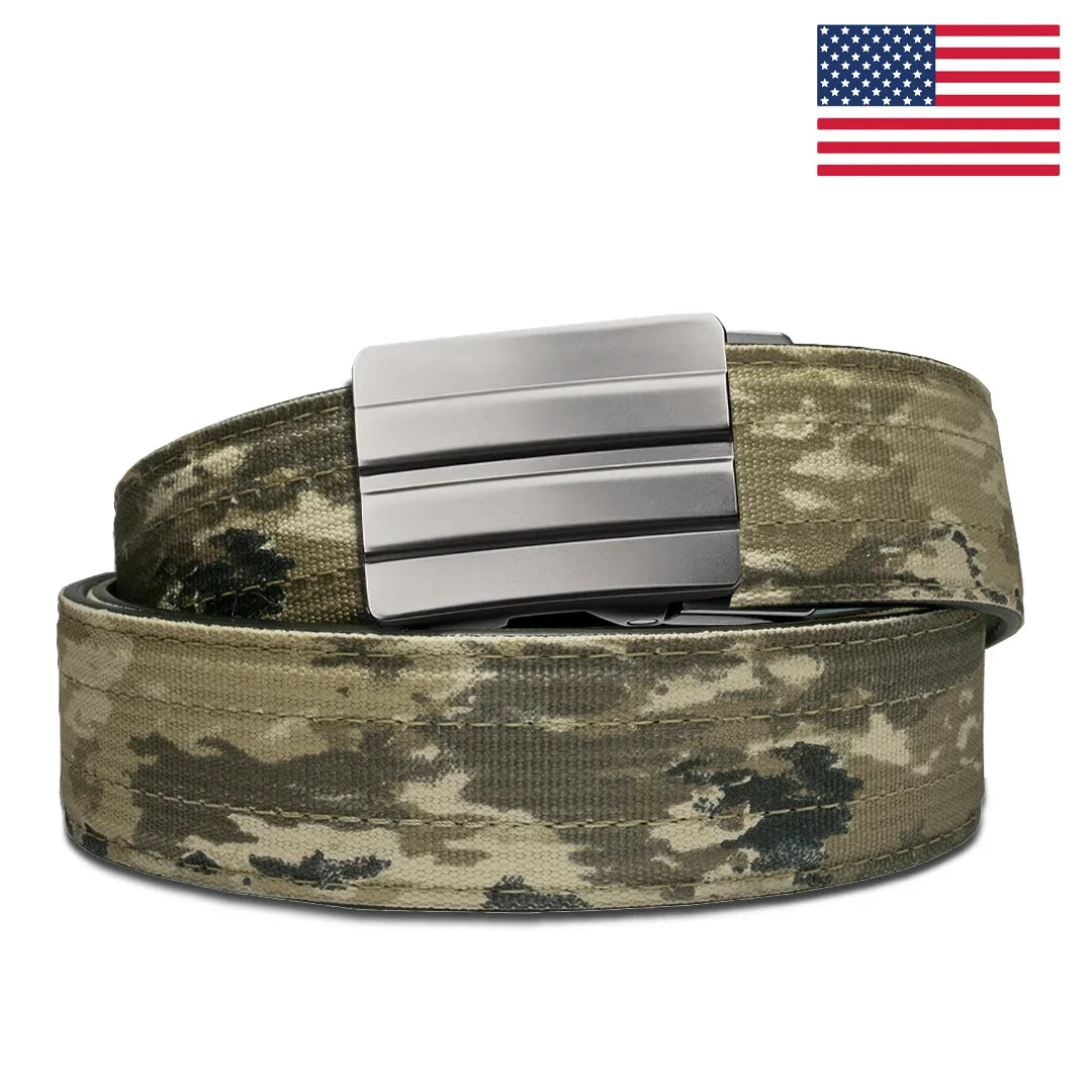 KORE ESSENTIALS A-TACS IX TACTICAL NYLON GUN BELT 1.5"