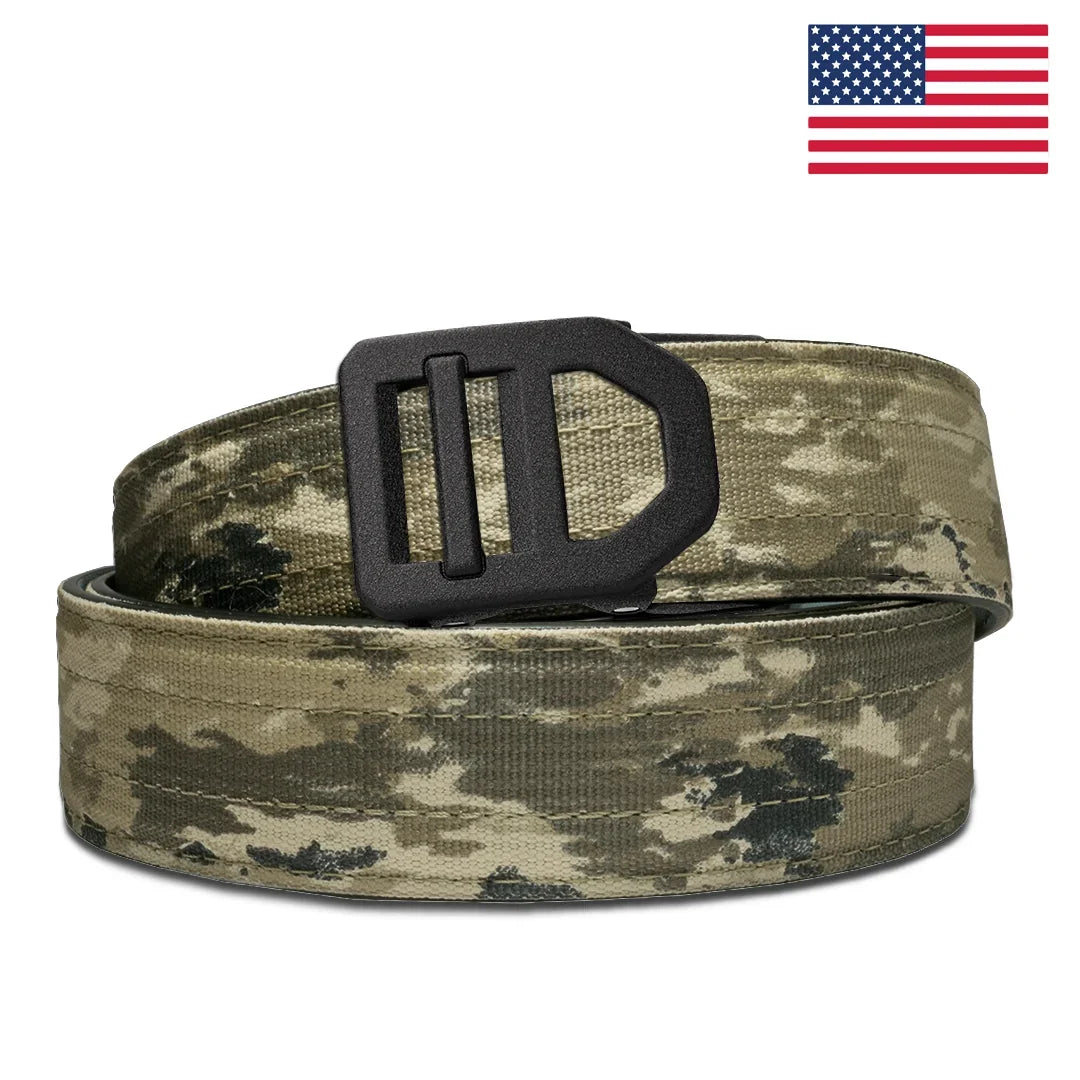 KORE ESSENTIALS A-TACS IX TACTICAL NYLON GUN BELT 1.5"