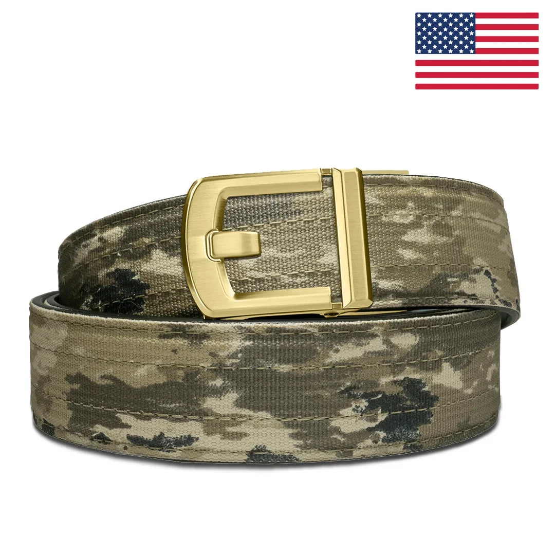 KORE ESSENTIALS A-TACS IX TACTICAL NYLON GUN BELT 1.5"