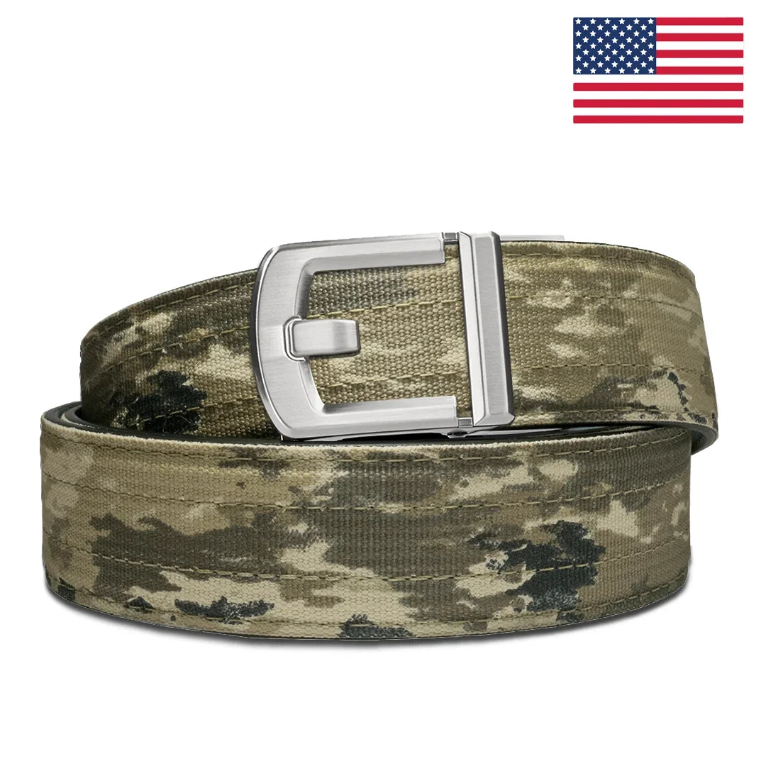 KORE ESSENTIALS A-TACS IX TACTICAL NYLON GUN BELT 1.5"